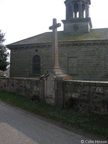 The War Memorial Plaque on the wall near the Church at Brandsby.