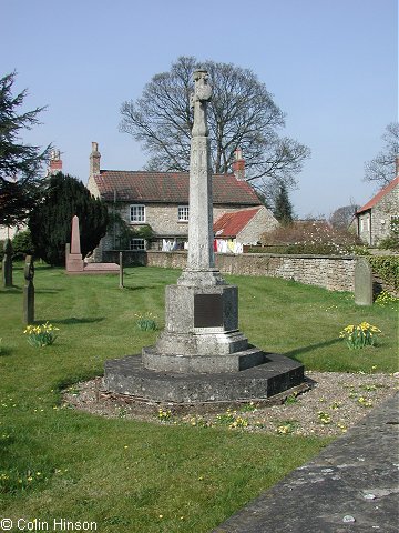 The War Memorial in the Churchyard at Hovingham.