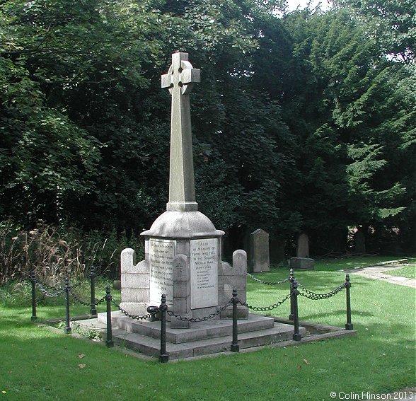 The War Memorial in the Churchyard at Kirkthorpe
