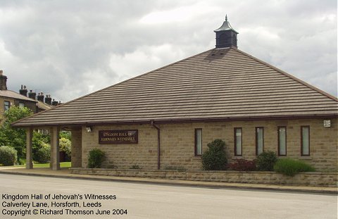 The Kingdom Hall of Jehovah's Witnesses, Horsforth