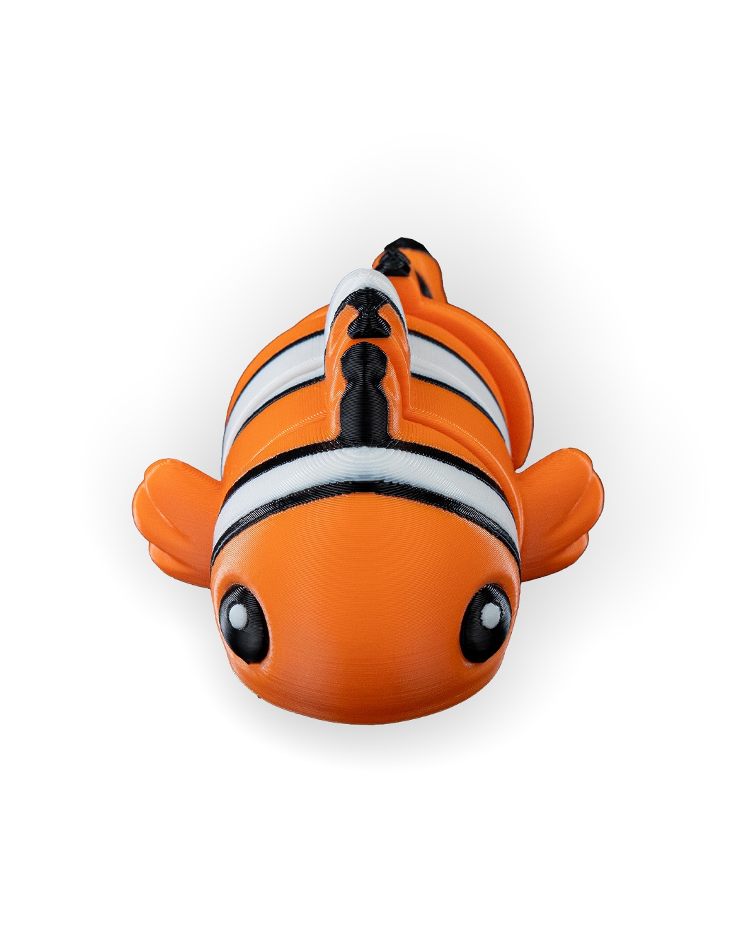 Cute Flexi Clownfish Keychain