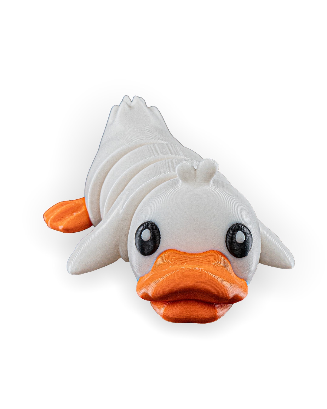 Cute Flexi Duck Keychain